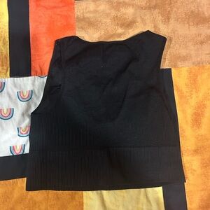 Forever 21 Black Ribbed Tank Top